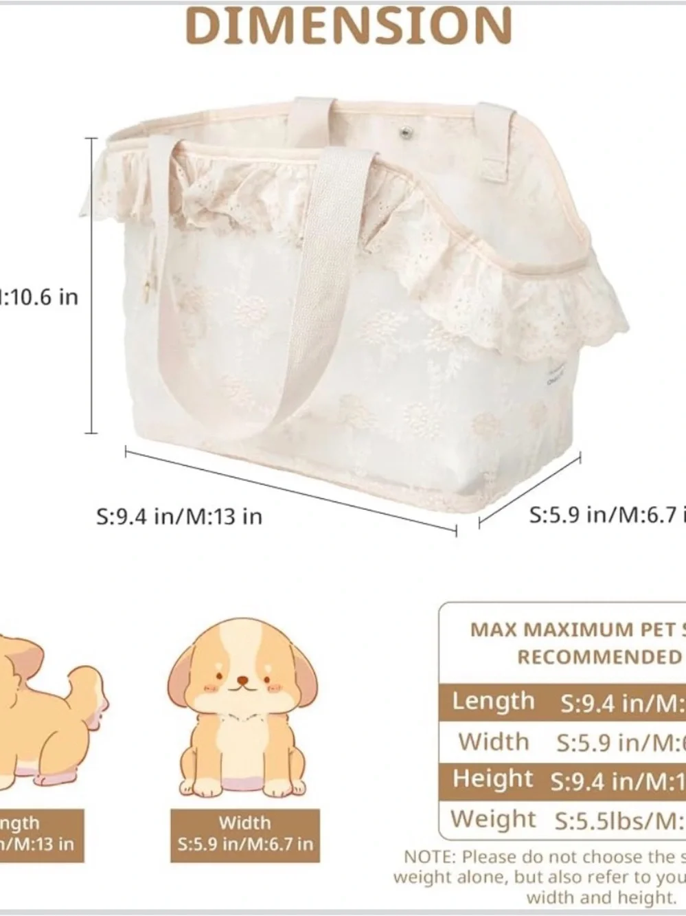 Dog Carrier Bag